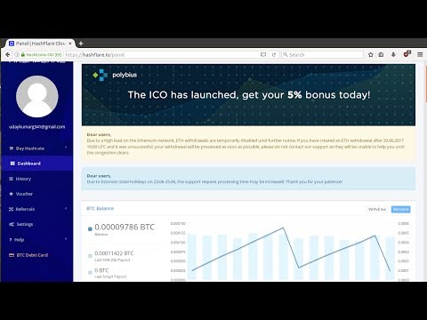 Hashflare Bitcoin mining review [180 days Journey] Good or Scam ???