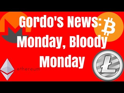 Gordo's News: Monday, Bloody Monday - Bitcoin Adoption News - ETH Energy Consumption