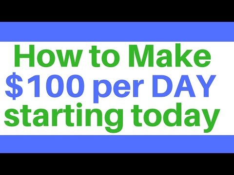 EARN MONEY ONLINE $100 A DAY | HOW TO MAKE MONEY ONLINE
