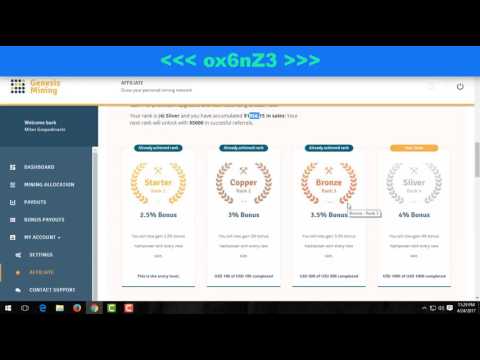 Genesis Mining| The Only Legit Cloud Mining 2017. Genesis Mining Coupon