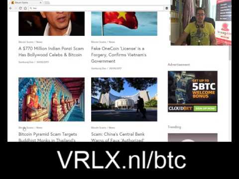 Bitcoin oplichting / scams... Pas op wat jij met jouw geld doet!