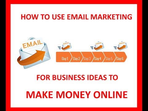 HOW TO USE EMAIL MARKETING FOR BUSINESS IDEAS TO MAKE MONEY ONLINE