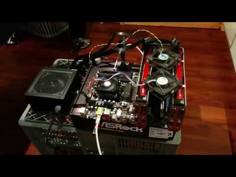 Bitcoin / Litecoin / DOGEcoin Mining Rig Maschine 3x7950 ~2MH/s German Deutsch | www.antminerbitcoin