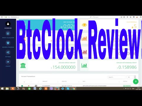 BtcClock Review!  scam OR Real! Paying for the Last 30 Days