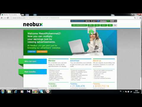 NeoBux Tanıtımı [PTC siteleri] 2014 Neobux