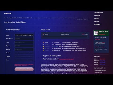 Laser.Online - Day 2 - Withdraw Attempt - Bitcoin Doubler/ Multiplier or SCAM