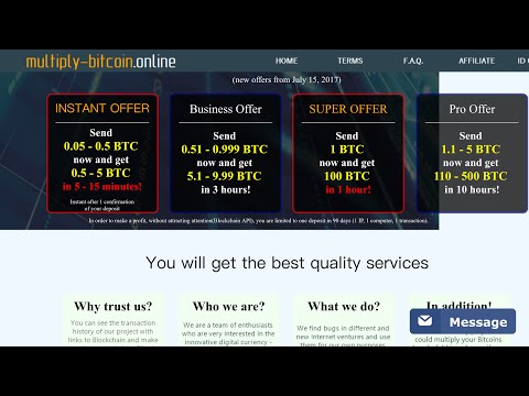 Mutiple-Bitcoin SCAM
