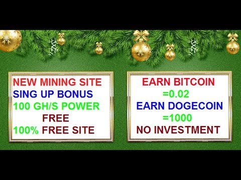 Earn Unlimited Bitcoin For Free Mining Site!100 GH/S Power Free!Earn Btc 0.02!No Work Required!!