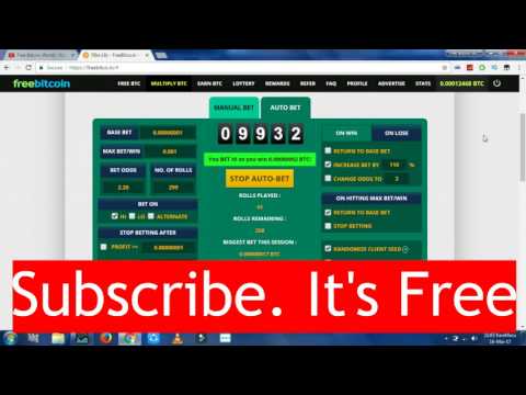 How To Hack Freebitco in March 2017 100 working   Earn One Bitcoin Everyday with freebitco in hack 2