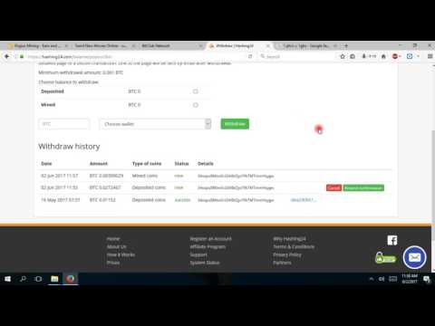 Hashing24   Bitfury Bitcoin Mining Withdrawal Live Proof Tamil