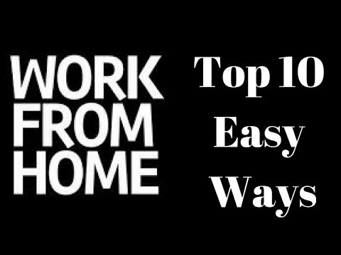 Make Money from Home Top 10 Easy Ways 2017