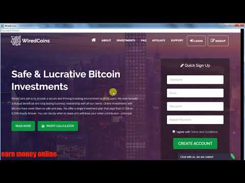 WiredCoins Review New Bitcoin Investment Site Payment Proof Paying or Scam New HYIP Site 2017