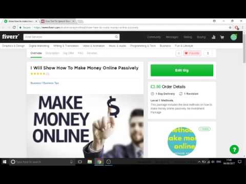 MAKE MONEY ONLINE PASSIVELY! BEST METHODS! 2017! (EASY 6 METHODS) LINK IN DESCRIPTION!!!