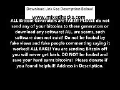 Bitcoin Generators are FAKE  Working
