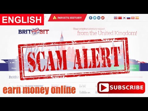 BritBit Scam Alert New Bitcoin Investment Site Payment Proof New HYIP Site Review 2017