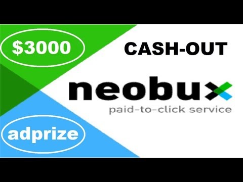 $3000 Cashout and adprize from neobux ( make money online 2018- 2017)