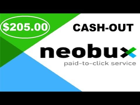 $205 Cashout from neobux ( make money online 2018- 2017)