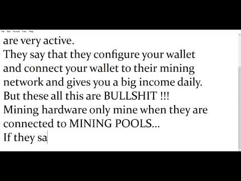 BITCOIN BIG SCAM ALERT !!!