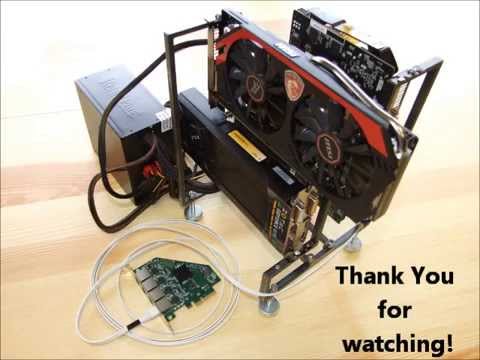 Put 16 GPUs in 1 motherboard PCIe slot