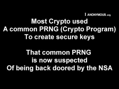 1 ANONYMOUS ORG - BITCOIN IS NSA PROJECT