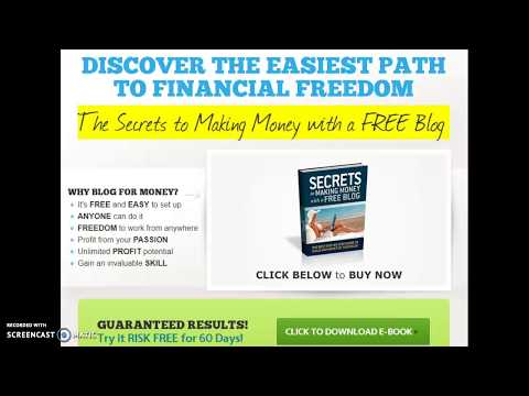 Make Money Online Fast and Free 2017 from home Blogging with a Free Blog - How to make money fast