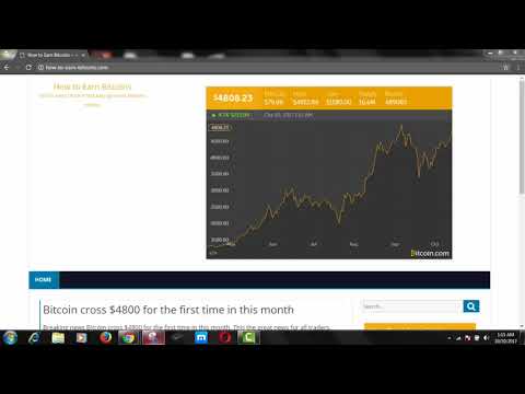 Bitcoin Cross Over $4800 for the first time in this month | Breaking News
