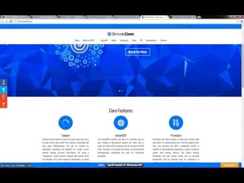 1st December GM adds BTCDark to list of coins.