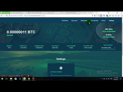 Trang đào bitcoin mới uy tính không scam