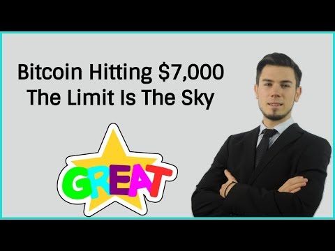 Bitcoin Hitting $7,000 - Big News - The Limit Is The Sky For November