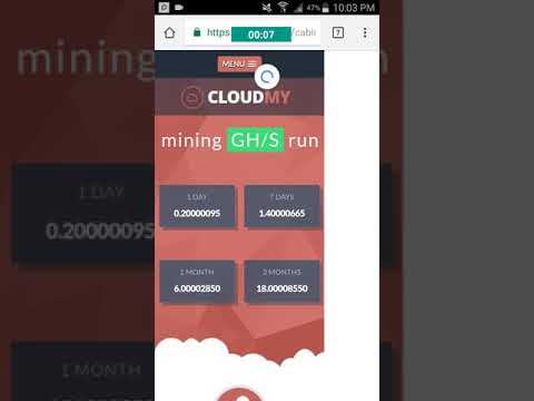 | Cloudmy | Free Signup Bonus 20 GH/S | Bitcoin cloud mining |
