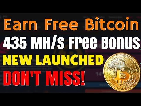 New Bitcoin Mining Site. Free 435 Mh/s Power. Earn Bitcoin 0.1 Free Bitcoin Mining (November)