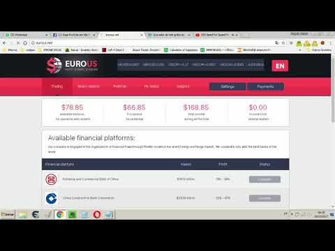 Eurous Como Usar !!! (NãO Paga Scam). Genesis Mining Beginners