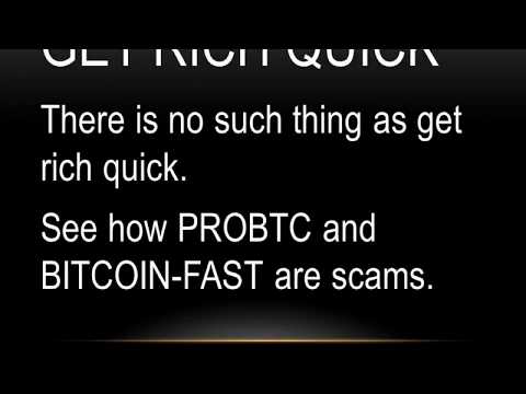 BTC scam 600% return - High return promising Crypto Fraud probtc.net and bitcoin-fast.com