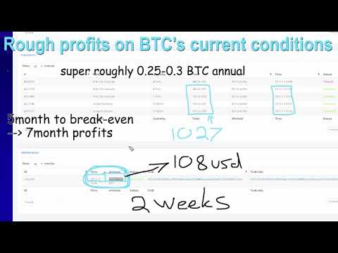 Bitcoin Cloud Mining - 2 Weeks Hashflare Review On 1000$ Investment, What To Expect After Fees
