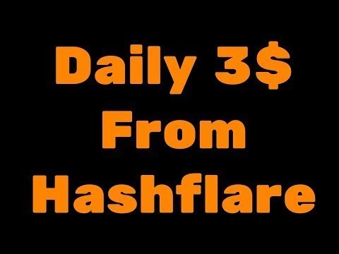 Daily 3$ from Hashflare bitcoin cloud mining