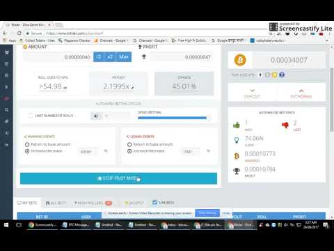 Make Bitcoins Money Online BitSler 300 To 30000+ Satoshi in 5 Minutes Free Style Strategy 1000%.mp4