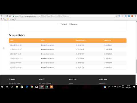My Daily BITCOIN Transactions | Mining update | 2018
