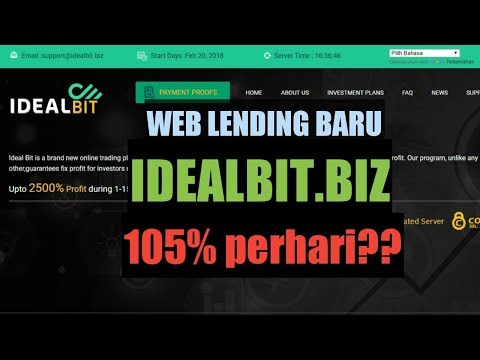 WEB LENDING BARU IDEALBIT.BIZ REVIEW SCAM ATAU LEGIT?? HYIP
