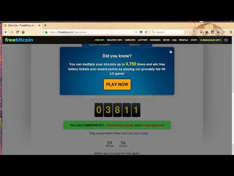 Freebitco in earning more bitcoin upto 200 dollars in one click