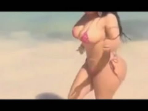 beaty arabian huge ass thong Bikini 2014 funny at the beach