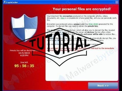 How To Remove Cryptolocker Ransomeware Virus and Restore Files