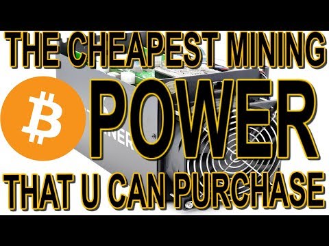 The Cheapest BITCOIN Mining Power Sale EVER Is Right Now !!
