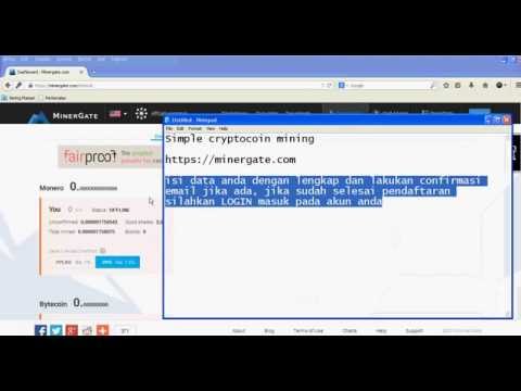 Simple cryptocoin mining