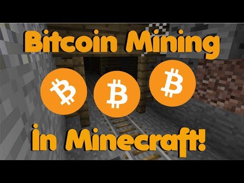Bitcoin Mining in Minecraft!