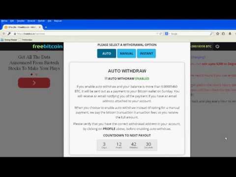 Bitcoin Faucet gratis dibayar mingguan