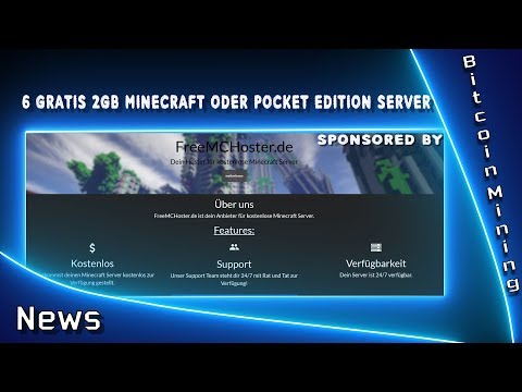 Ich verlose 6 2GB Minecraft/Pocket Edition  Server [Bitcoin Mining]