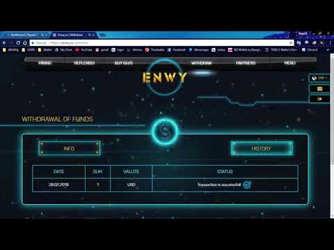 Enwy io Free Bitcoin mining Site SCAM or Real!!! B