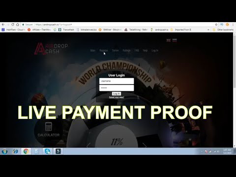 Airdrop cash new bitcoin cloud mining site live payment proof