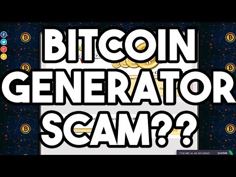 BITCOIN GENERATORS SCAM??? BITCOIN GENERATOR REVIEW ?? TALKING TO AN EMPLOYEE