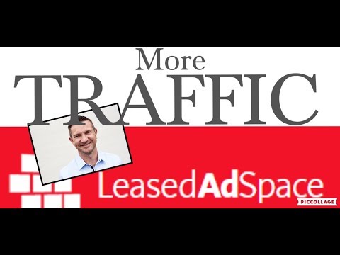 Earning money online with Leased Ad Space | How to get more traffic online